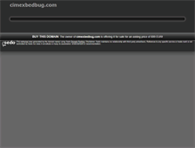 Tablet Screenshot of cimexbedbug.com